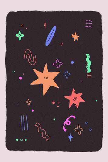 space mini print
